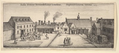 Casa Arundel do Norte, 1646. de Wenceslaus Hollar