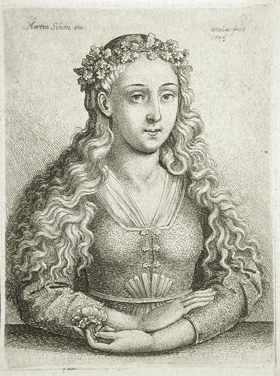 Busto de mulher de Wenceslaus Hollar