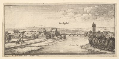 Cannstadt, 1665. de Wenceslaus Hollar