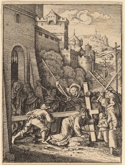 Carregando a cruz de Wenceslaus Hollar