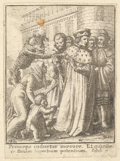 Duke, da Dança da Morte, 1651. de Wenceslaus Hollar