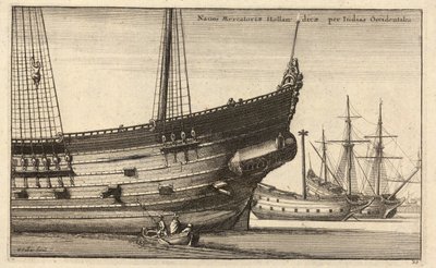 Dutch West Indiaman. Estado 2 de Wenceslaus Hollar