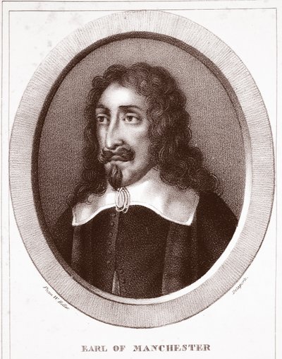 Conde de Manchester, atribuído a Delaporte, gravado por de Langlume de Wenceslaus Hollar