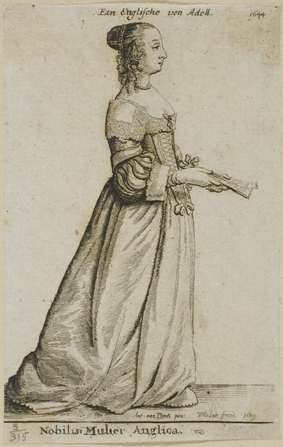 Nobre Inglesa de Wenceslaus Hollar