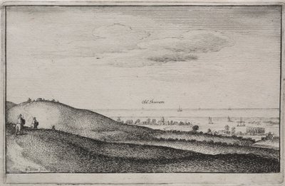 Vistas em inglês: Old Shoreham de Wenceslaus Hollar