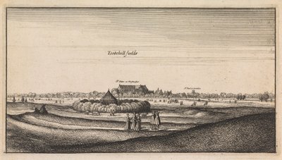 Vistas em Inglês: Campos de Tootehill de Wenceslaus Hollar