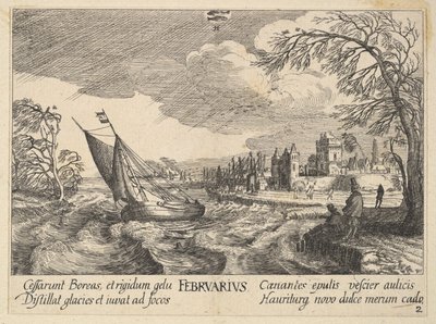 Fevereiro, 1628-29. de Wenceslaus Hollar