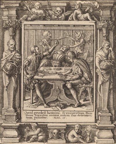 Jogadores, 1651. de Wenceslaus Hollar