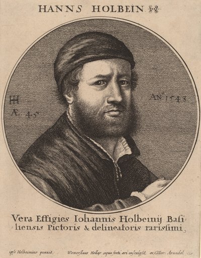 Hans Holbein, o Jovem, 1647. de Wenceslaus Hollar