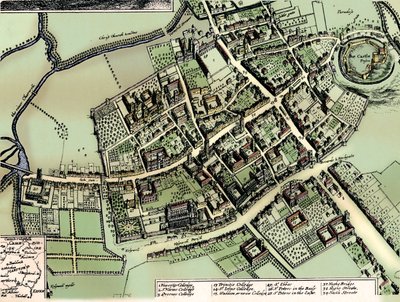 Plano Hollars de Oxford, c1643 de Wenceslaus Hollar