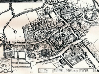 Plano Hollars de Oxford, c1643 de Wenceslaus Hollar