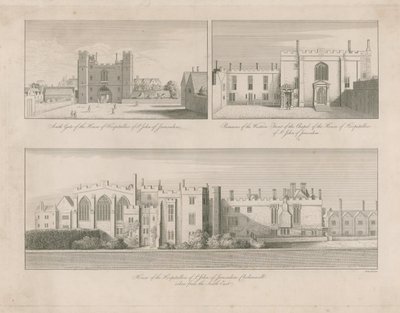 Casa dos Hospitalários de São João de Jerusalém, Clerkenwell de Wenceslaus Hollar