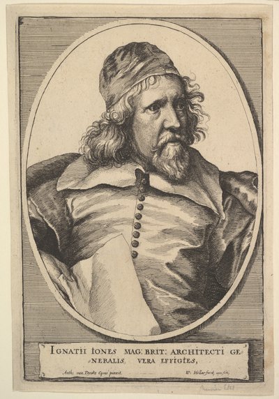 Inigo Jones, 1655.  de Wenceslaus Hollar