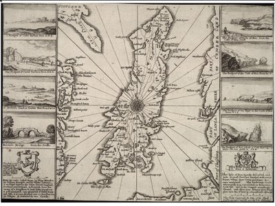 Ilha de Man de Wenceslaus Hollar