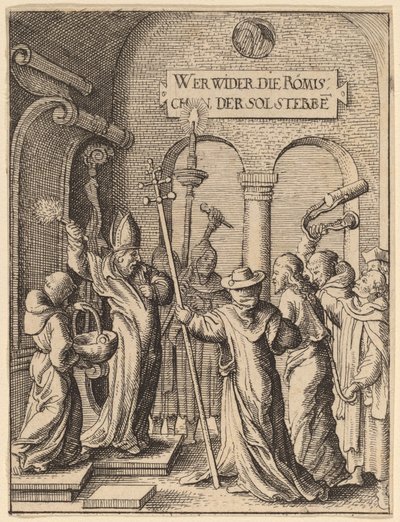 Jesus diante de Caifás de Wenceslaus Hollar