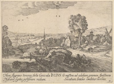 Julho de 1628-29. de Wenceslaus Hollar