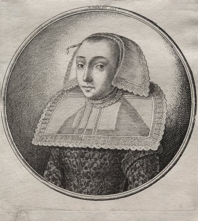 A esposa de Kaufmann de Hanan, 1649. de Wenceslaus Hollar