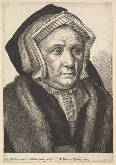 Lady Mary Butts, 1649. de Wenceslaus Hollar