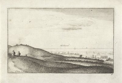 Paisagem com vista para Shoreham de Wenceslaus Hollar
