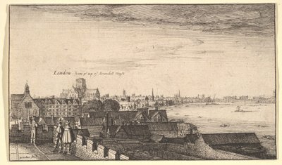 Londres, de Arundel House, 1643. de Wenceslaus Hollar