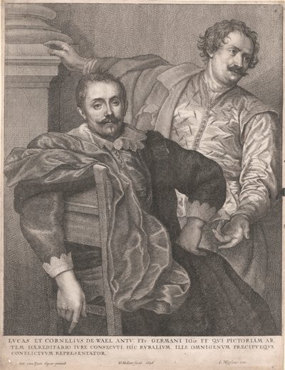 Lucas e Cornelius de Wael de Wenceslaus Hollar