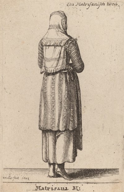 Matrisana m., ೧೬೪೮. de Wenceslaus Hollar