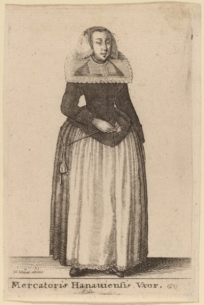 esposa do comerciante de Wenceslaus Hollar