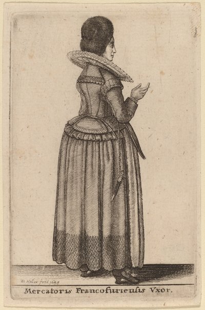 esposa do comerciante de Wenceslaus Hollar