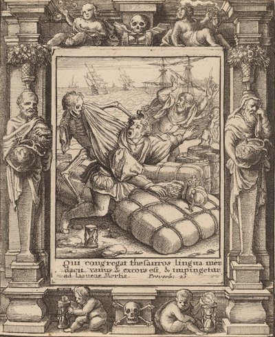 Merchant, 1651. de Wenceslaus Hollar