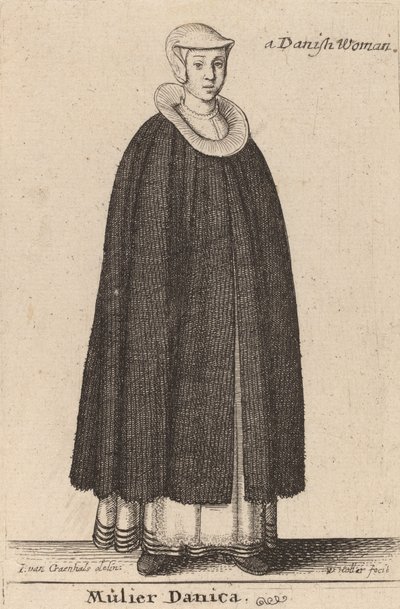 Mulier Danica. de Wenceslaus Hollar