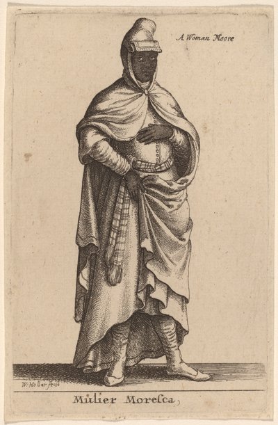 Mulier Moresca de Wenceslaus Hollar