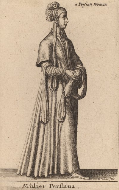 Mulier Persiana. de Wenceslaus Hollar