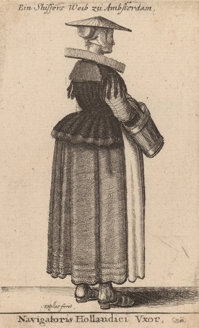 Navigatoris Hollandici Vxor. de Wenceslaus Hollar