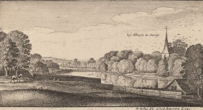 Perto de Albury, 1645. de Wenceslaus Hollar