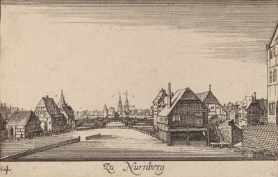 Nuremberga, 1635. de Wenceslaus Hollar
