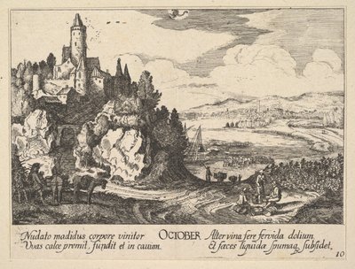 Outubro, 1628-29. de Wenceslaus Hollar