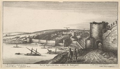 Parte de Tânger de cima, sem o Water-gate, 1670. de Wenceslaus Hollar