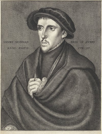 Retrato de Henry Howard, conde de Surrey de Wenceslaus Hollar