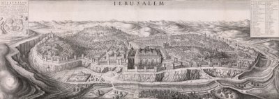 Prospecção de Jerusalém, 1660., 1660. de Wenceslaus Hollar