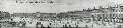 Prospecto de Lincolns Inn Fields, c.1650 de Wenceslaus Hollar