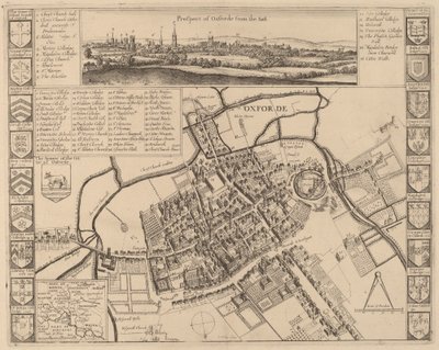 Prospecção de Oxford. de Wenceslaus Hollar