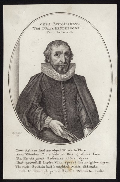 Reverend Alexander Henderson de Wenceslaus Hollar