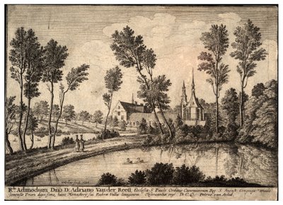 Abadia de Rothendael. Estado 1 de Wenceslaus Hollar