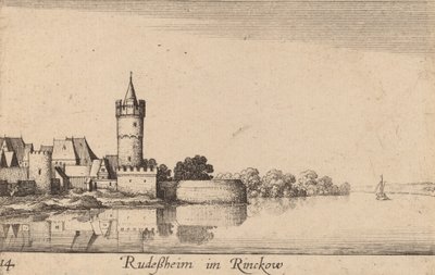 Rudesheim, 1635. de Wenceslaus Hollar