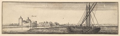 Ruhrort, 1642-44. de Wenceslaus Hollar