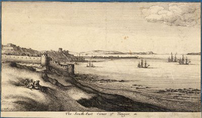 S.E. canto de Tânger. Estado 1 de Wenceslaus Hollar