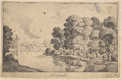 Matemática do navio, 1625-77. de Wenceslaus Hollar