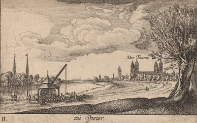 Speyer, 1635. de Wenceslaus Hollar