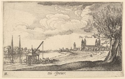Speyer, 1635. de Wenceslaus Hollar