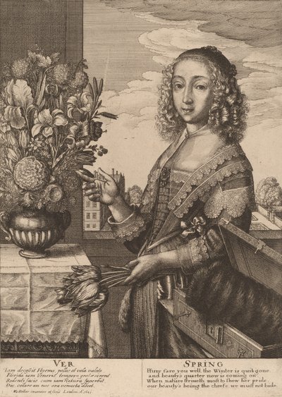Primavera, 1641. de Wenceslaus Hollar